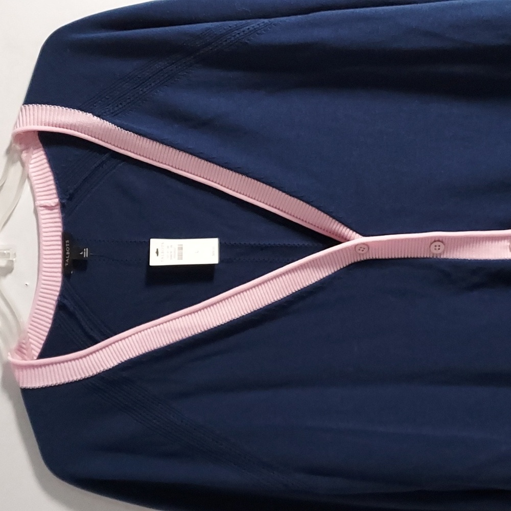 TALBOTS BUTTON DOWN SWEATER NWT ( SIZE LARGE) - Picture 5 of 11